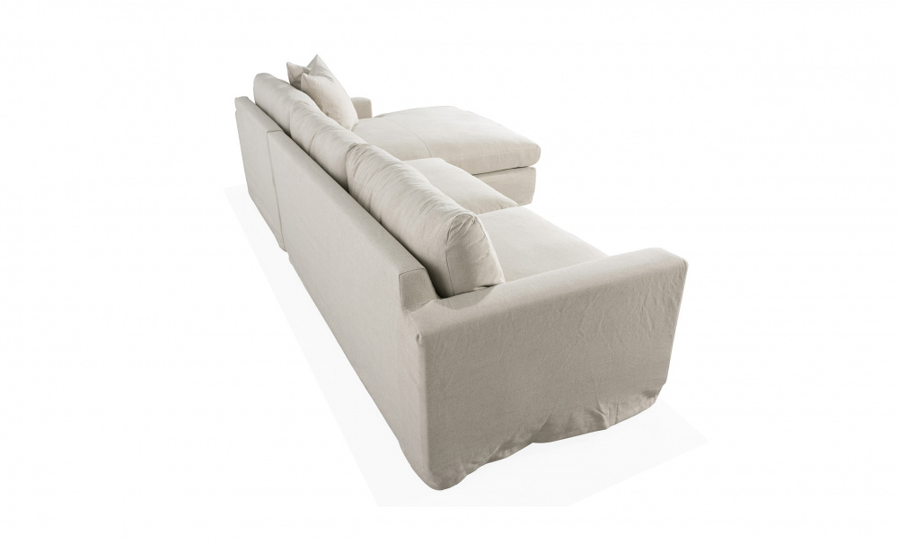 MAXIME Divansoffa Hger Beige i gruppen Vardagsrum / Soffor / Divansoffor hos SoffaDirekt.se (MX3DSBE)