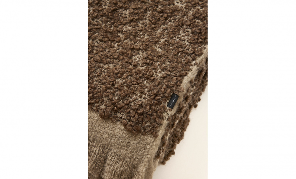 BOUCLE Mohair Pld Brun i gruppen Mattor & Textil / Pldar hos SoffaDirekt.se (N862409-74)