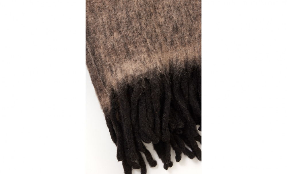 MELANGE Mohair Pld Brun i gruppen Mattor & Textil / Pldar hos SoffaDirekt.se (N892488-72)