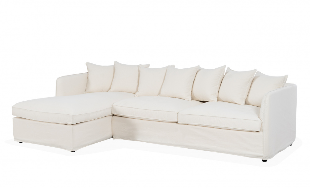 STEDFORD Bddsoffa Divan Vnster Beige i gruppen Vardagsrum / Soffor / Bddsoffor / Bddsoffa Beige hos SoffaDirekt.se (STF-CORN-LHF-067-5D)