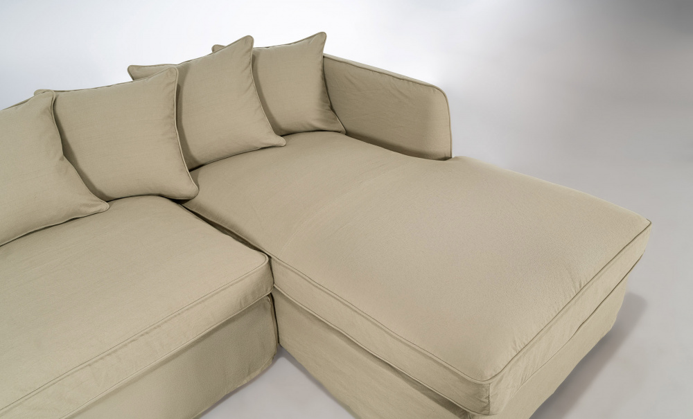 STEDFORD Bddsoffa Divan Hger Khaki i gruppen Vardagsrum / Soffor / Beiga soffor hos SoffaDirekt.se (STF-CORN-RHF-067-2D)